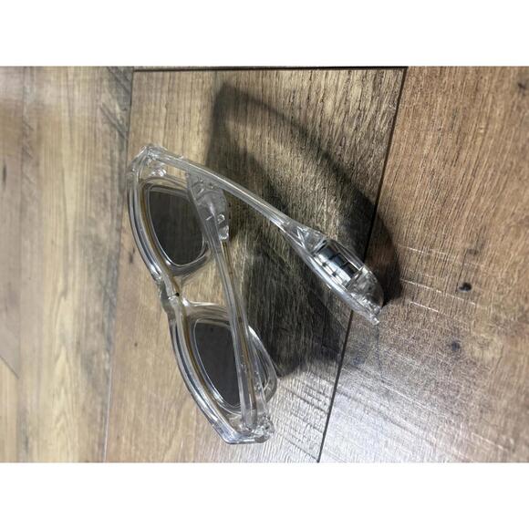 Clear Frame Black Lens Sunglasses with Colorful LED Lights - Picture 3 of 3